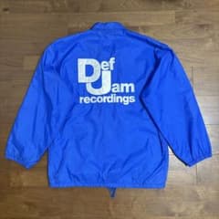 激レア 90s Def Jam Recordings ナイロン コーチジャケット