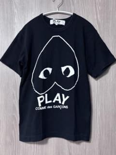 PLAY COMME des GARÇONS Tシャツ ブラック Sサイズ - メルカリ