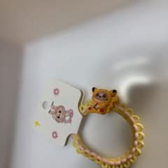 ピカチュウ風 ラブブヘアゴム イエローのサムネイル