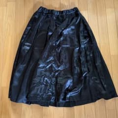 ★タグなし新品！貴重！BLACKコムデギャルソン メッセージロゴ スカートXS★ ☆タグなし新品！貴重！BLACKコムデギャルソン メッセージロゴ