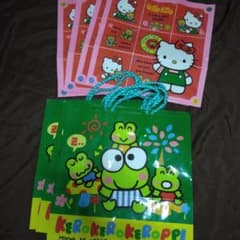 キティちゃん けろっぴ 紙袋 ショッパー サンリオ まとめ売り