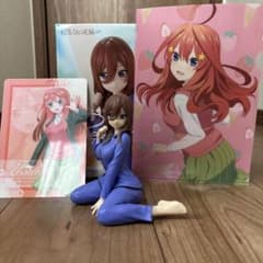 五つ子の花嫁 三玖のフィギュア 五月のファイルとミニ下敷き付きのサムネイル