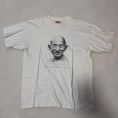 B&C ガンジー プリントTシャツ ホワイト Mサイズのサムネイル