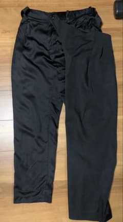 UJOH ウジョー アシンメトリー レイヤードパンツ 重ね着スラックス UJOH ウジョー アシンメトリー レイヤードパンツ 重ね着スラックス