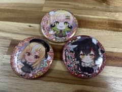 Vtuber グリッター缶バッジ 3個セットのサムネイル