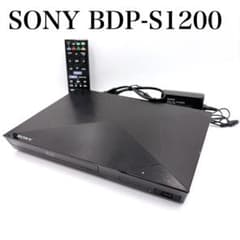 美品 SONY ブルーレイプレーヤー 本体　BDP-S1200 DVDプレーヤー SONY BDP-S1200 ブルーレイ DVDプレーヤー リモコン付 - メルカリ
