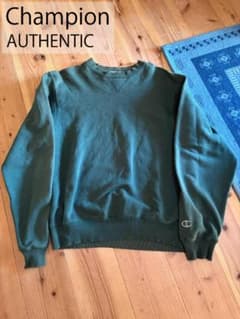 Champion AUTHENTIC クルーネック トレーナー M グリーンのサムネイル