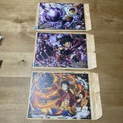이치 반 쿠지 ONE PIECE 원피스 색지 4 장 세트