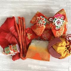 3歳児用、作り帯と小物セットのサムネイル