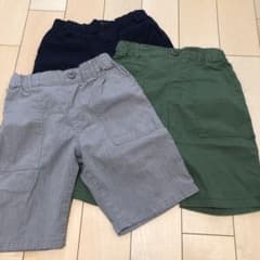 グローバルワーク　キッズ  ハーフパンツ　3枚セットのサムネイル