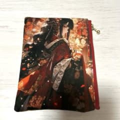 フラットポーチ 女の子柄 両面パネル ❤️ハンドメイド - メルカリ