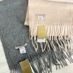 カシミヤ100% マフラー 2枚セットのサムネイル