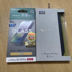 ELECOM ガラス iPhone 12/12 Pro 6.1インチ&ケースのサムネイル