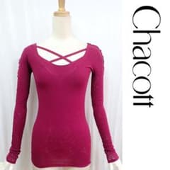 B1448【チャコット】SMサイズ★ワインレッド/ノーソーイング/トップス☆社交 B1448【チャコット】SMサイズ☆ワインレッド/ノーソーイング/トップス