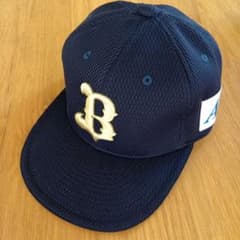 オリックス　バファローズ　BW刺繍キャップ ネイビー NPBロゴ オリックスバファローズ キャップ NPBロゴ入り - メルカリ