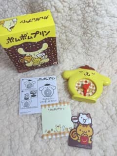 ハッピーセット おもちゃ ポムポムプリン とけい型メモスタンドのサムネイル