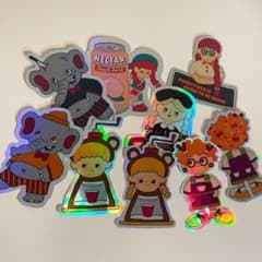 オリジナル　ホログラムステッカー　9枚セットのサムネイル