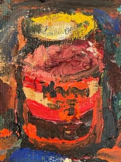 「真作」作者不明　静物画　油彩画　額装　サイン有り　F6号 真作」作者不明 静物画 油彩画 額装 サイン有り SM号 - メルカリ