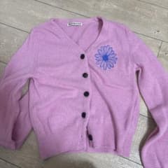 Mardi Mercredi フラワー刺繍 カーディガン 長袖のサムネイル