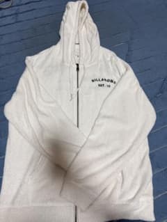 BILLABONG ジップアップパーカー ホワイトのサムネイル
