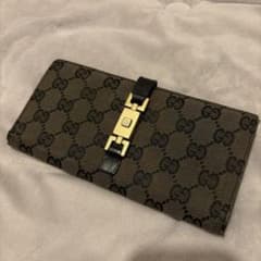 【本物・良品】GUCCI グッチ 長財布 GGキャンバス ジャッキー 二つ折り GUCCI グッチ 長財布 二つ折り ジャッキー GG キャンバス - メルカリ