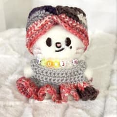 skzoo ぬいぐるみ10cm用 ターバン＆フリルワンピースセットのサムネイル