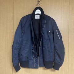 N*M様 sacai ma-1 ボンバージャケット　011 ネイビー　ナイロンのサムネイル