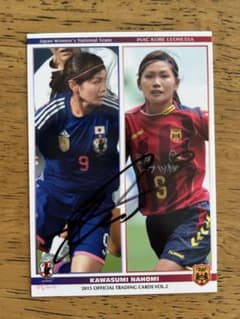 INAC神戸 トレーディングカード 川澄奈穂美 選手 【直筆サイン