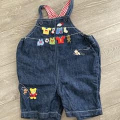 ミキハウス デニムオーバーオール 90のサムネイル