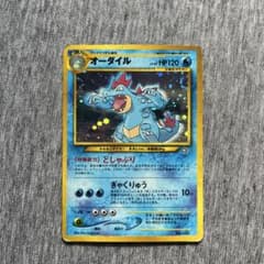 ポケカ 旧裏 オーダイル ポケモンカード No.160 渦巻きホロ - メルカリ