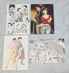 シティハンター大原画展 ポストカード4種セット 北条司 冴羽獠 槇村香