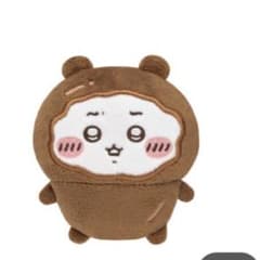 ちいかわだらけくじ E賞 全身ぬいぐるみバッジ 口だけは出してッ!!のサムネイル