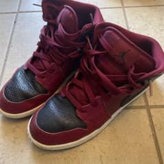 nike air jordan 1 team red  MID GS 25cmのサムネイル