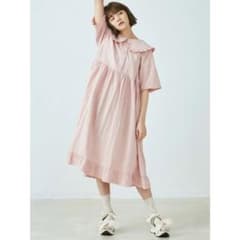 フリルカラーシャツワンピースのサムネイル