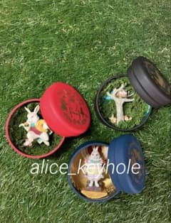 ミニ缶の不思議の国のアリス　3点セットのサムネイル