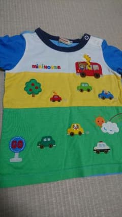 ミキハウス アップリケ Tシャツ 80のサムネイル