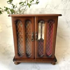 Rare wooden music box, "Songs of the Four Seasons," jewelry box, made in Japan.