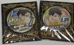 ハイキュー　缶バッジ　佐久早聖臣2点セットのサムネイル