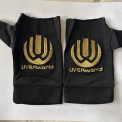 UVERworld ライブグッズ グローブ ブラック×ゴールド - メルカリ