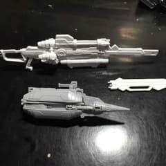 ガンプラ カレトヴルッフ マーキュリーレヴ組み立て済みのサムネイル