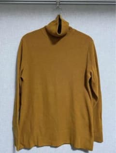 UNITED TOKYO タートルネックコットンニットセーター オレンジのサムネイル