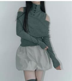 HIAND 3way Layered Off-Shoulder Knit - メルカリ