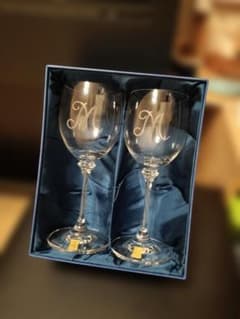 Maison Lead Crystal マイセン ワイングラス 2個セットのサムネイル