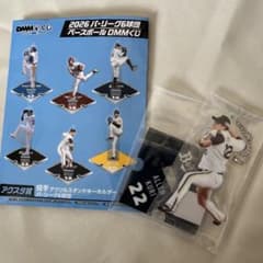 パ・リーグ6球団 ベースボールDMMくじ アクリルスタンドキーホルダー 九里亜蓮のサムネイル