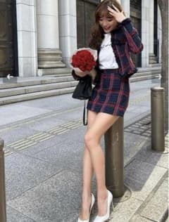 sheller シェリエ 3rd Anniversary ツイードキュロット - メルカリ