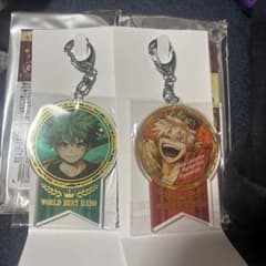 僕のヒーローアカデミア 原画展 アクリルキーホルダーコレクション 爆豪勝己 5点 ヒロアカ展 原画展 アクリルキーホルダーコレクション 緑谷出久 爆豪