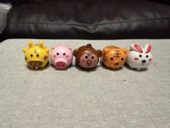 動物ミニカー 5個セットのサムネイル