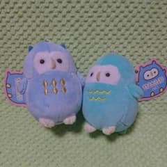 もちふわふくろう ぬいぐるみマスコット BCセットのサムネイル