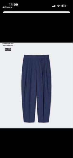 COMPTOIR DES COTONNIERS ワイドパンツ ネイビーのサムネイル