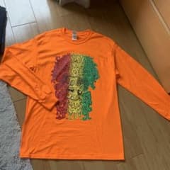 WANIMA 長袖Tシャツ オレンジ Mサイズのサムネイル